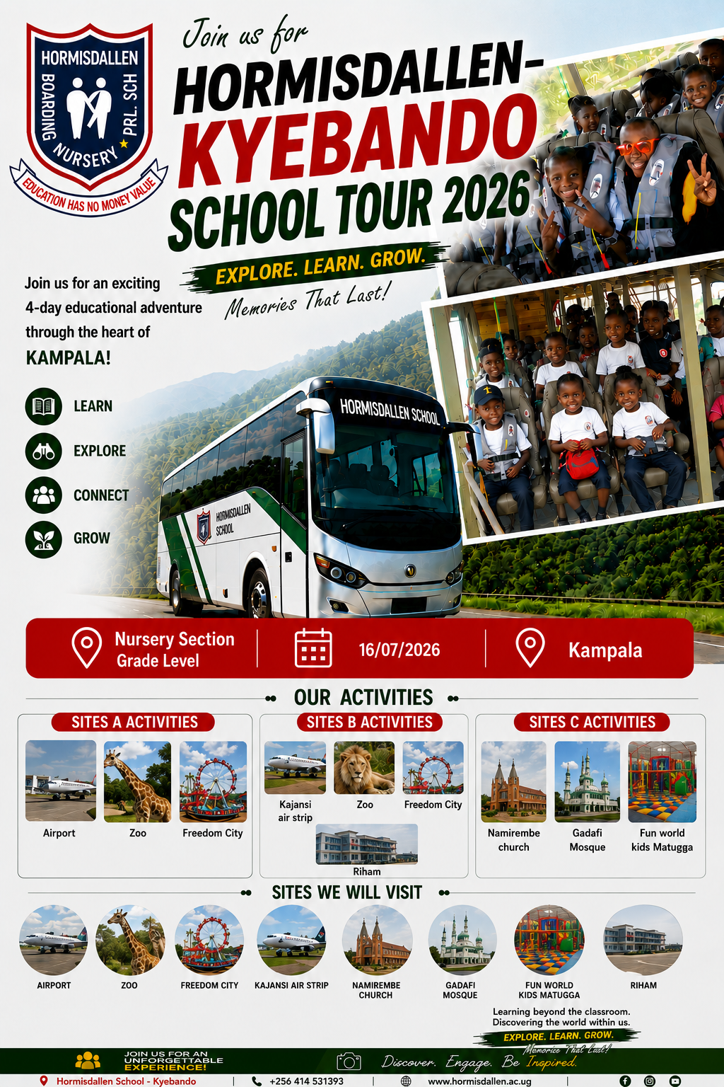 Hormisdallen - Kyebando School Tour p4-p5  2026