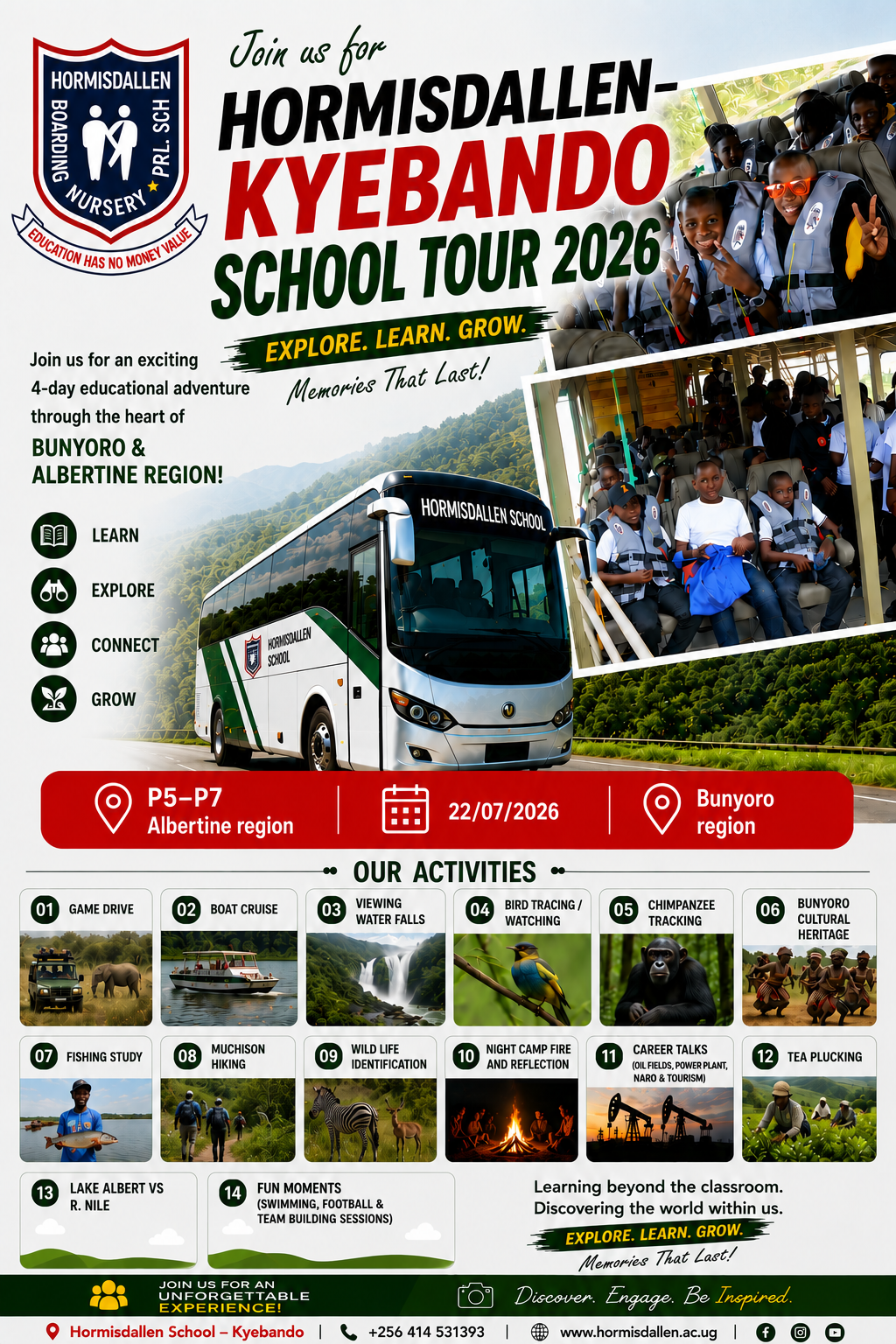 Hormisdallen - Kyebando School Tour 2026