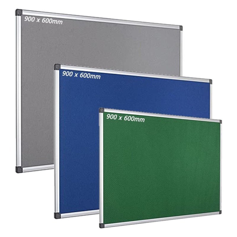 Notice Board Big- (90×120cm) With 1 Packet Free Push Pins-Blue